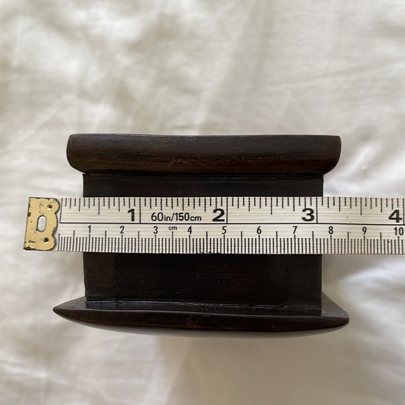 Handmade Wooden Box with Bone Inlay - Picture 8 of 10